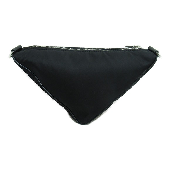 Prada Renylon Chain Black Shoulder Bag Triangle - Picture 1 of 9
